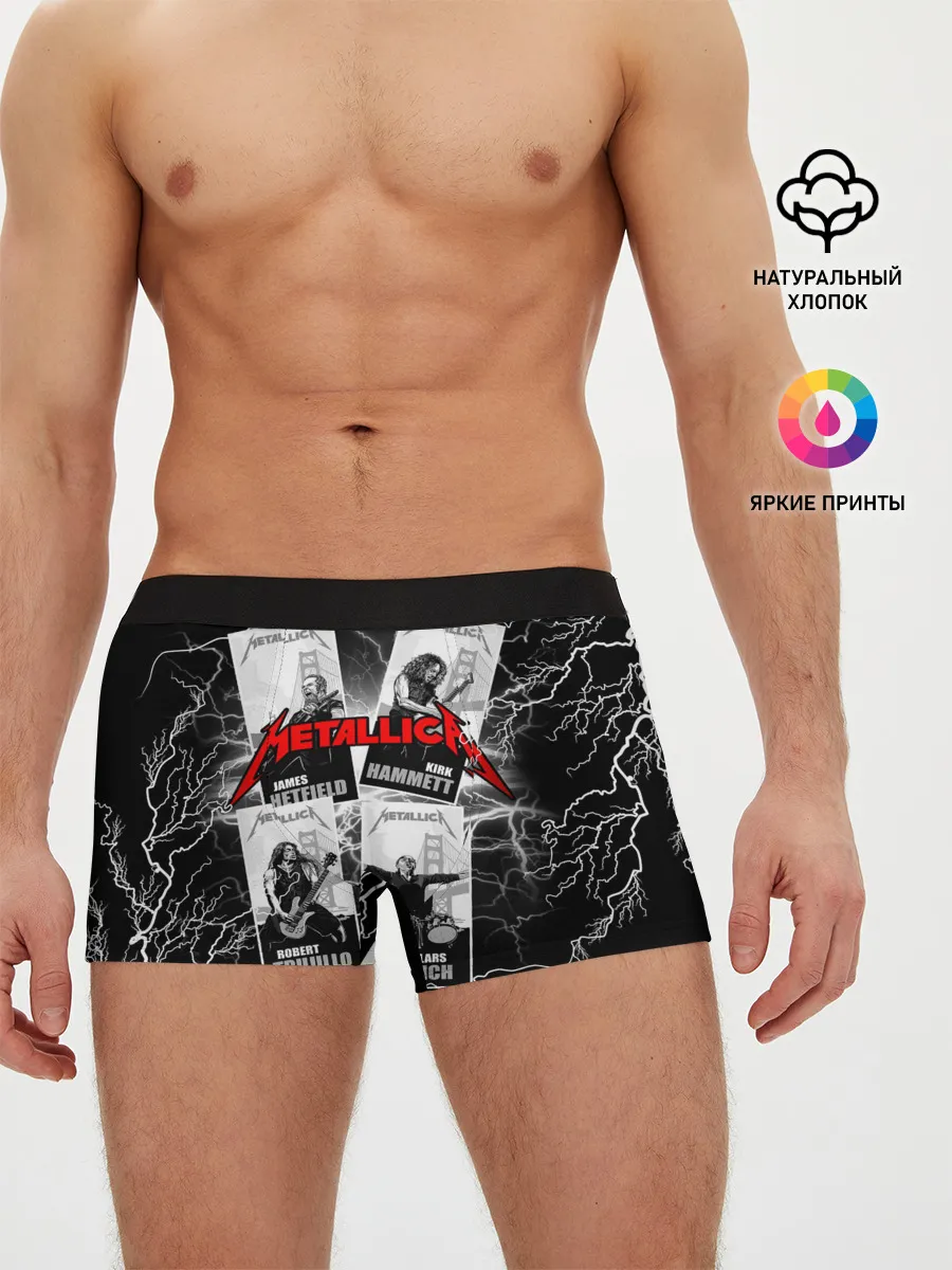 Мужские трусы боксеры / Metallica