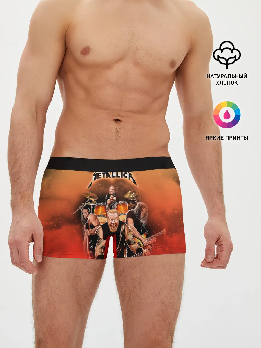 Мужские трусы боксеры / Metallica