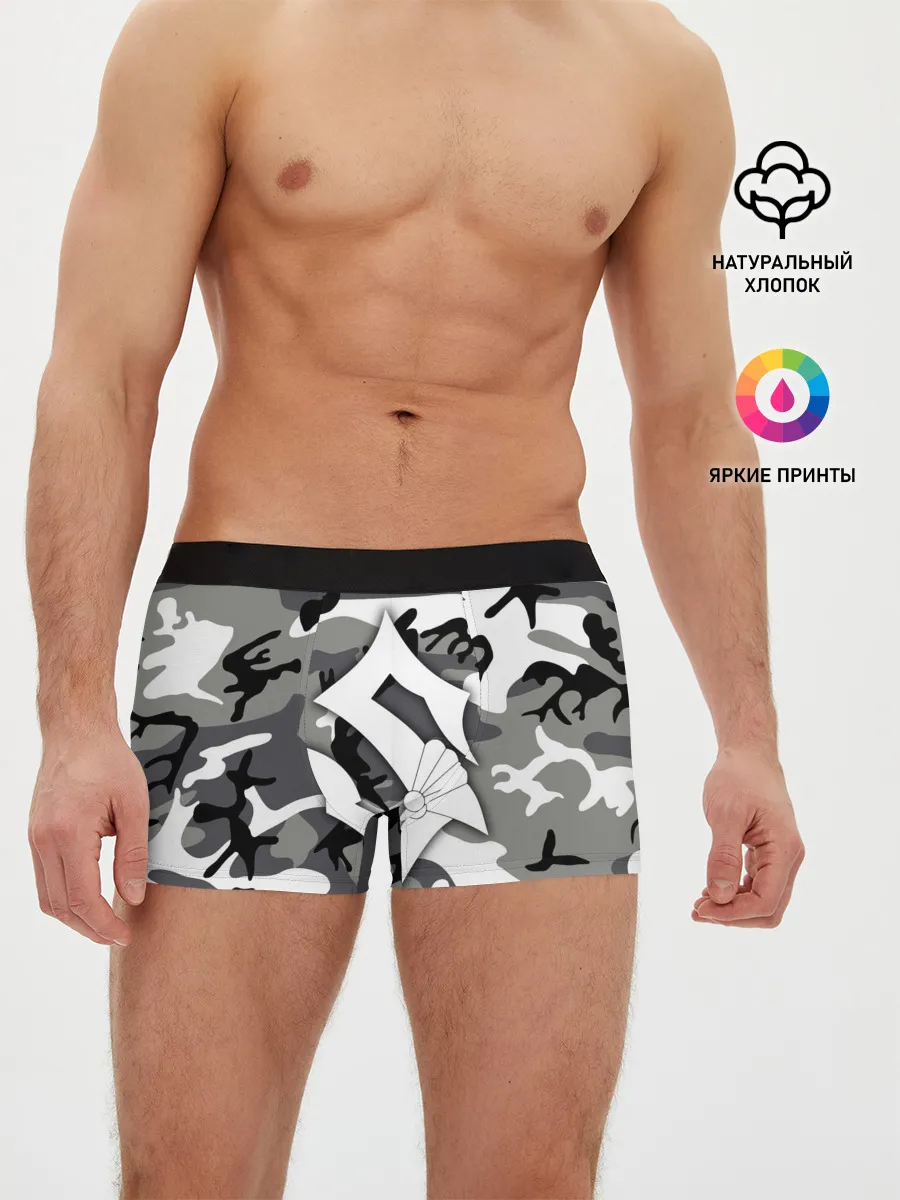Мужские трусы боксеры / Камуфляж Sabaton