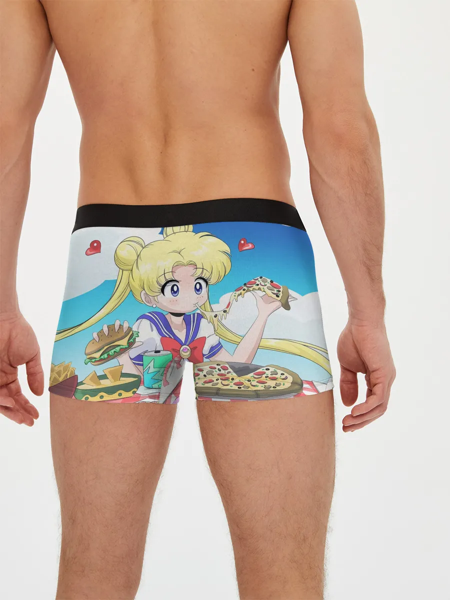 Мужские трусы боксеры / Пицца Мун
