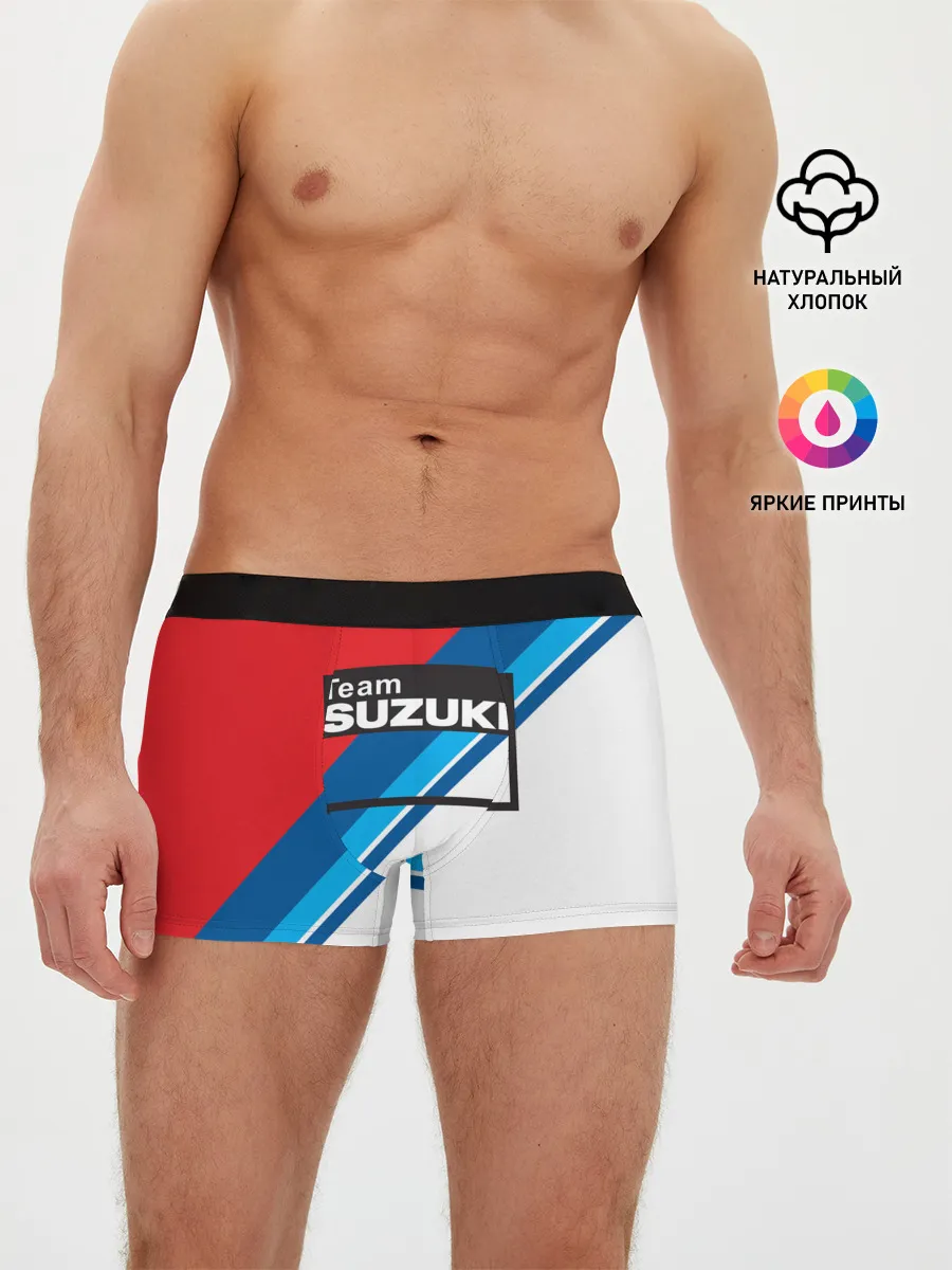 Мужские трусы боксеры / SUZUKI MOTO SPORT | СУЗУКИ МОТО СПОРТ
