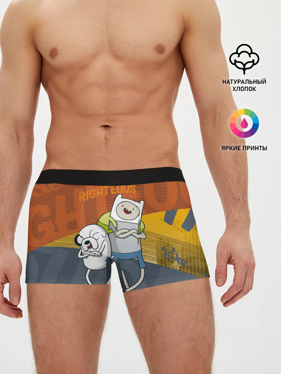 Мужские трусы боксеры / Финн и Джейк