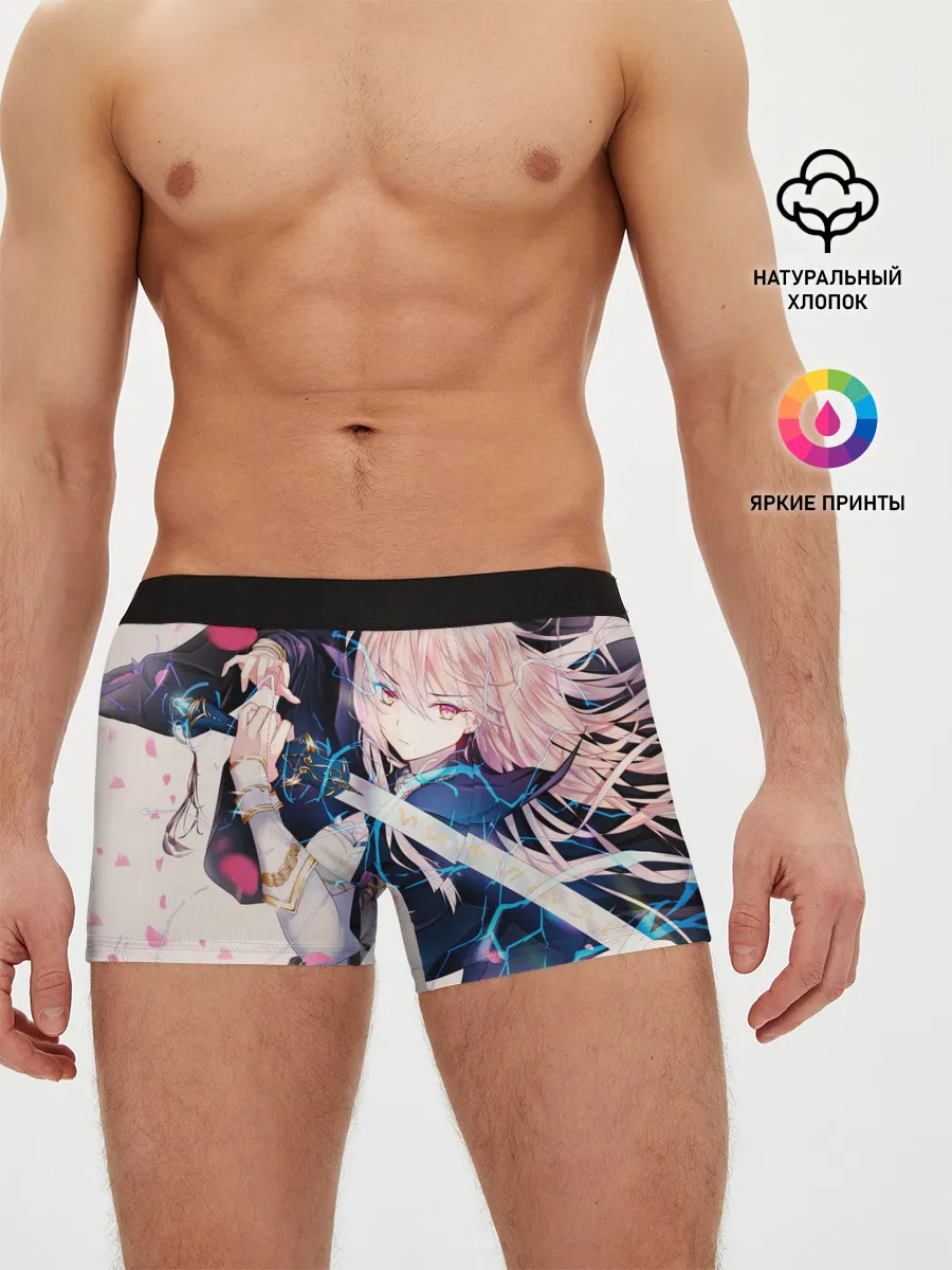 Мужские трусы боксеры / Girl with katana