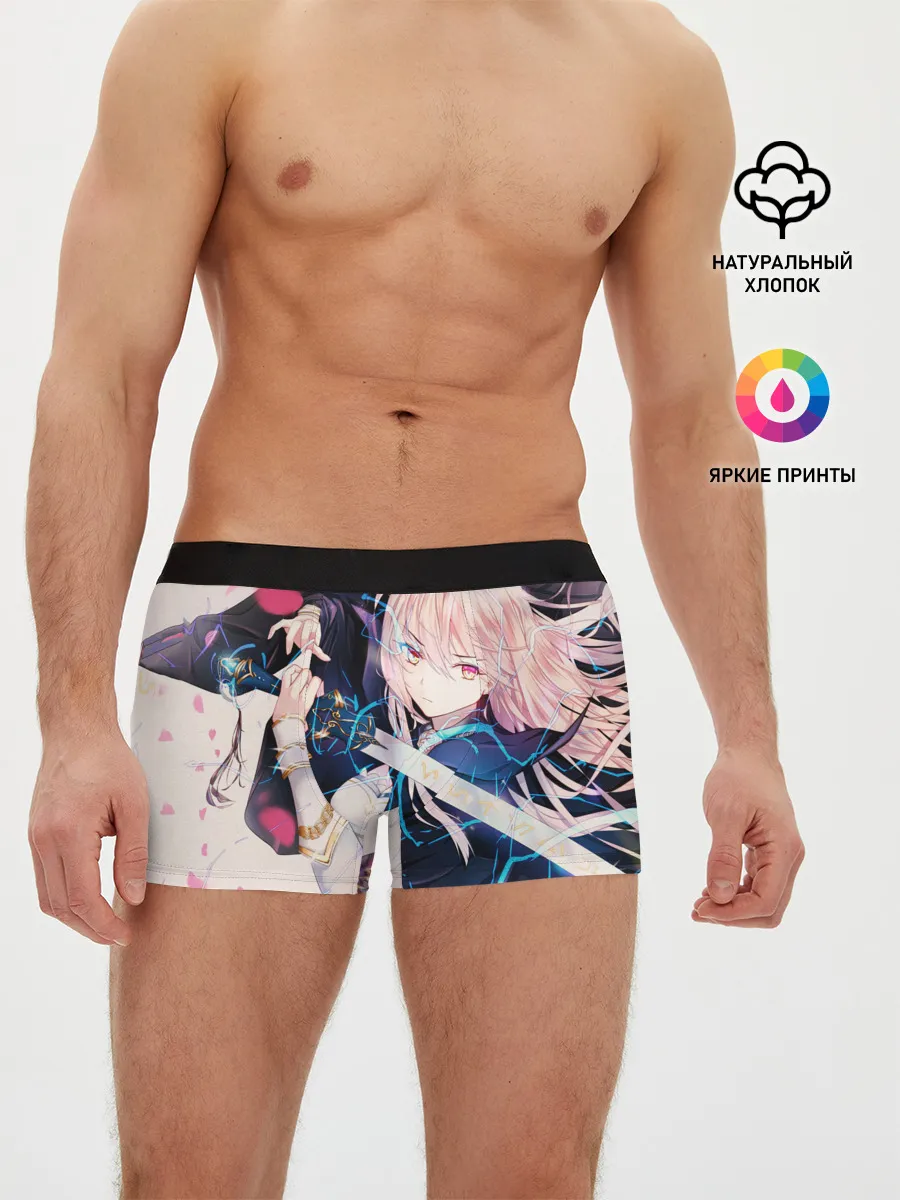 Мужские трусы боксеры / Girl with katana