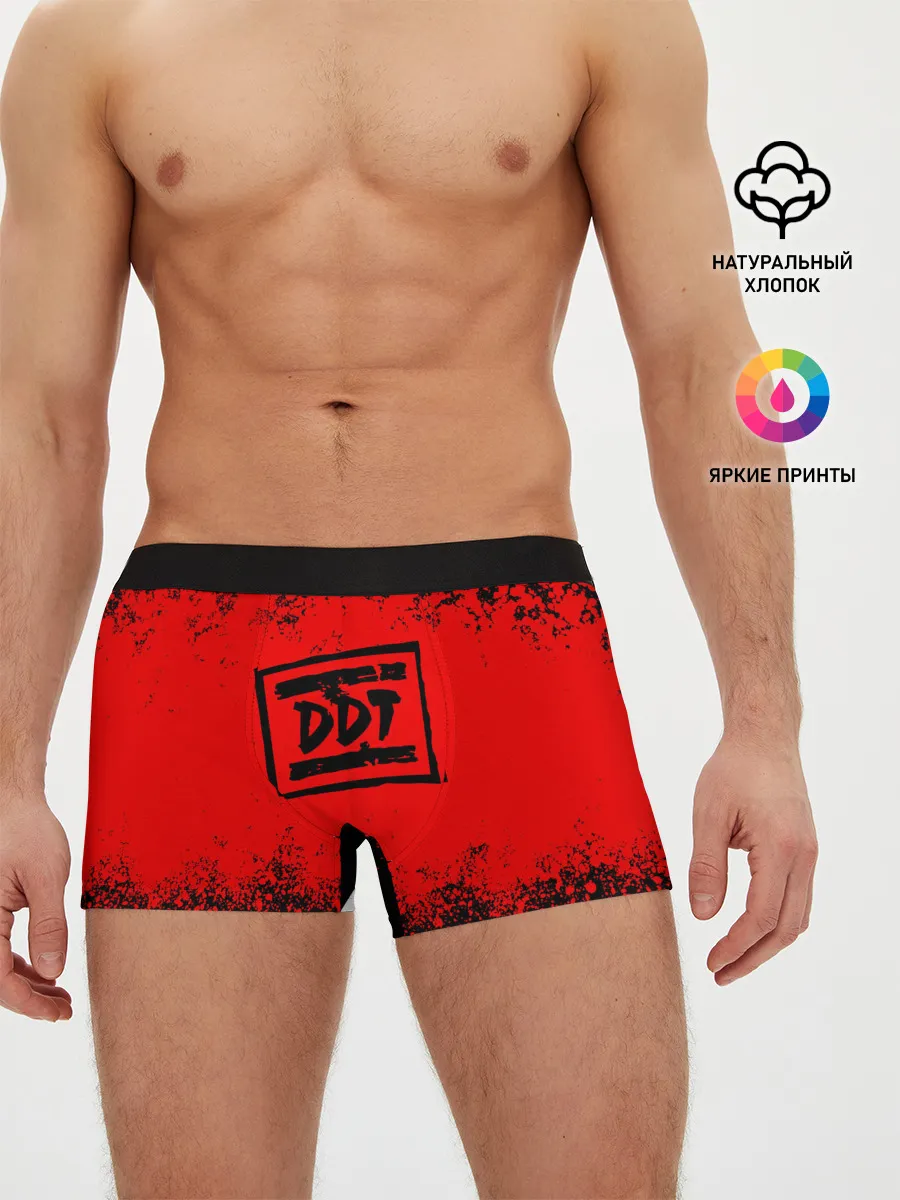 Мужские трусы боксеры / ДДТ Лого