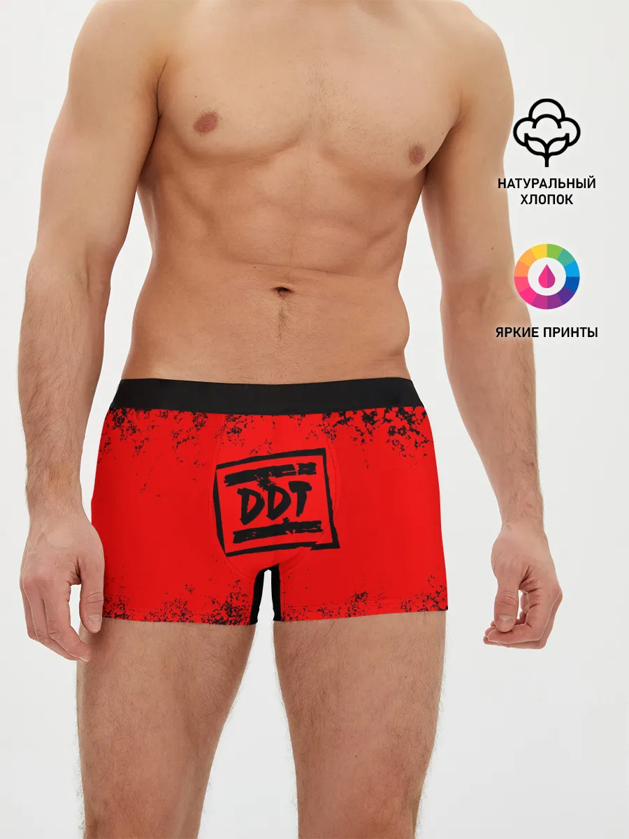 Мужские трусы боксеры / ДДТ Лого