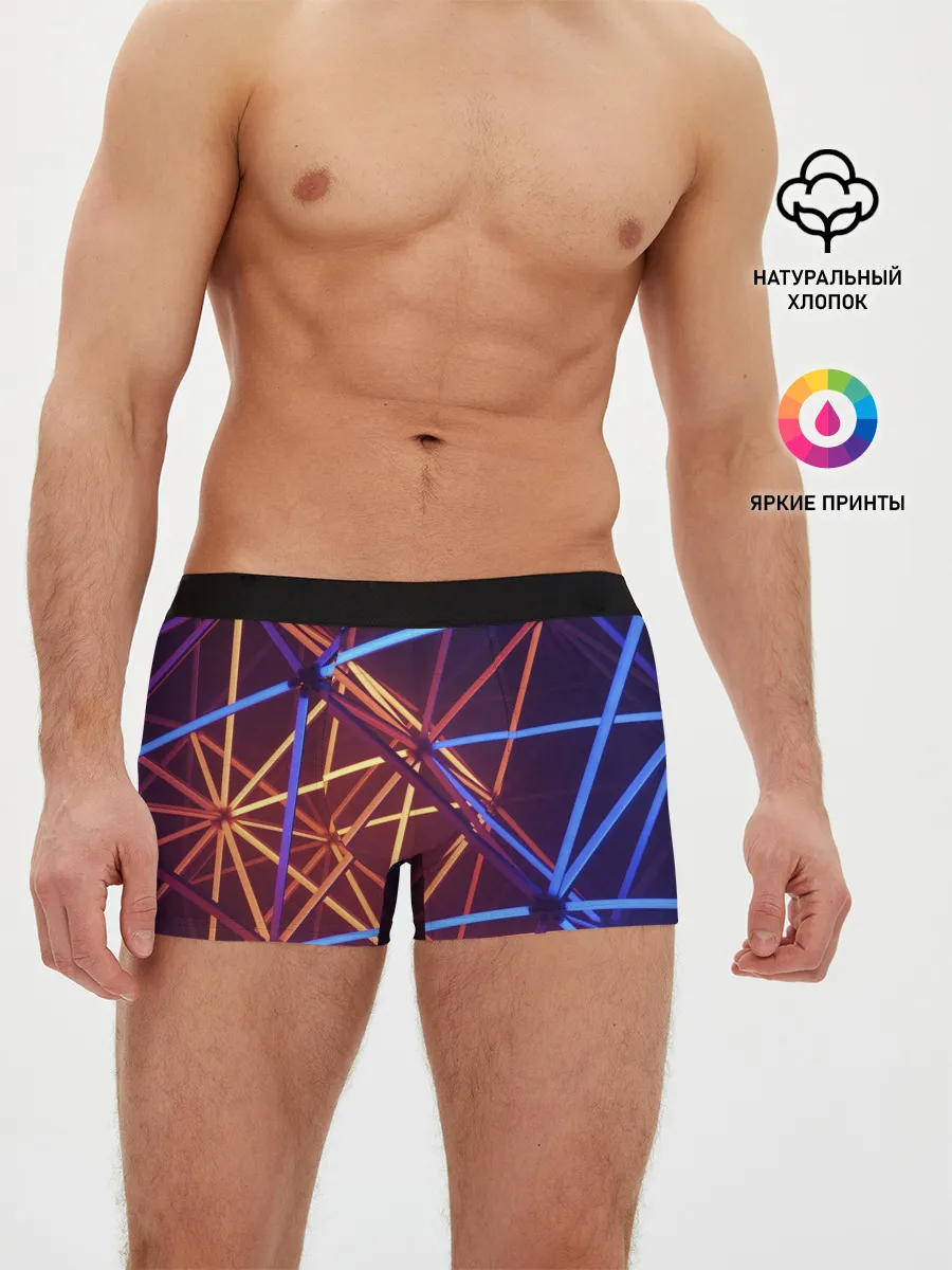 Мужские трусы боксеры / Линии