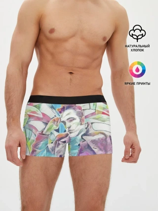 Мужские трусы боксеры / РОБЕРТ ПАТТИНСОН