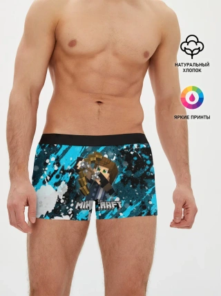 Мужские трусы боксеры / Minecraft / Майнкрафт