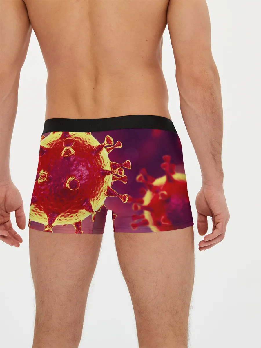 Мужские трусы боксеры / Коронавирус