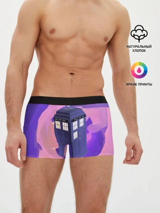 Мужские трусы боксеры / CRAZY TARDIS