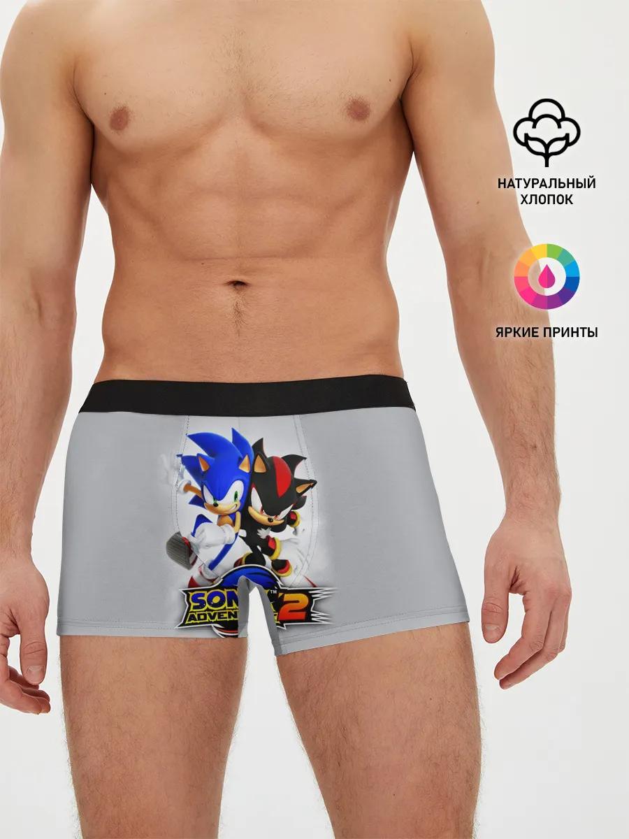 Мужские трусы боксеры / SONIC & SHADOW