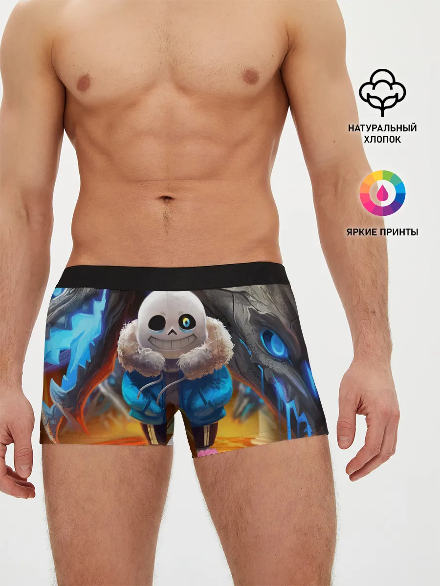 Мужские трусы боксеры / UNDERTALE | АНДЕРТЕЙЛ