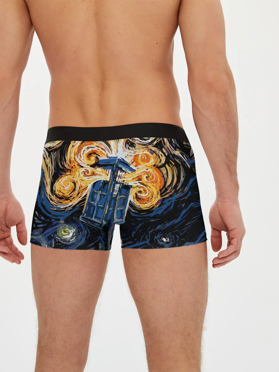 Мужские трусы боксеры / Van Gogh Tardis