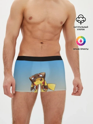 Мужские трусы боксеры / Пикачу