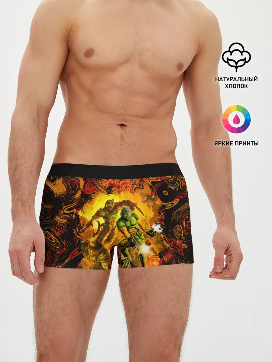 Мужские трусы боксеры / DooM Eternal & 1993