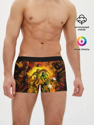 Мужские трусы боксеры / DooM Eternal & 1993