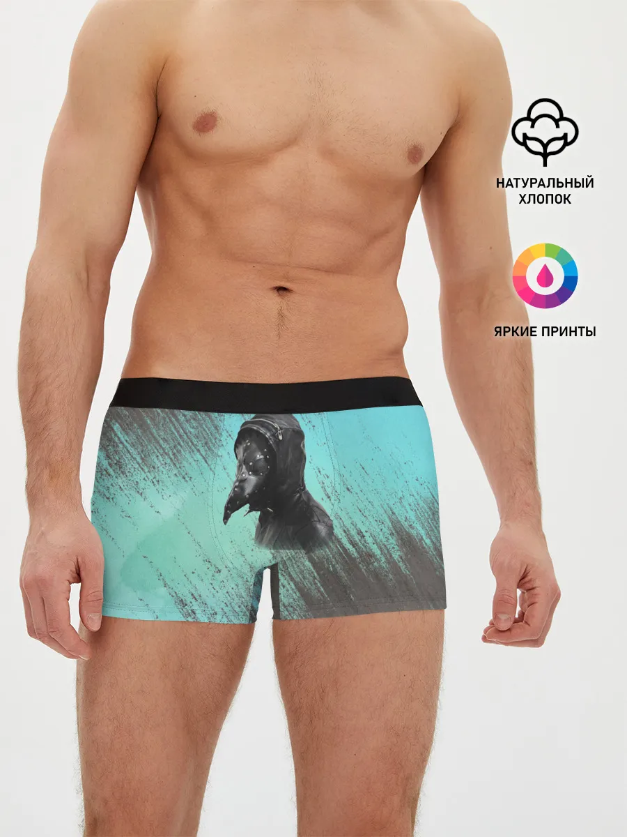 Мужские трусы боксеры / Чумной доктор