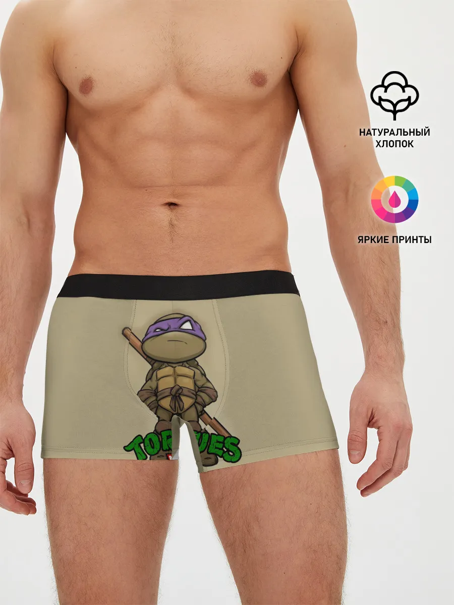 Мужские трусы боксеры / ЧЕРЕПАШКИ - НИНДЗЯ