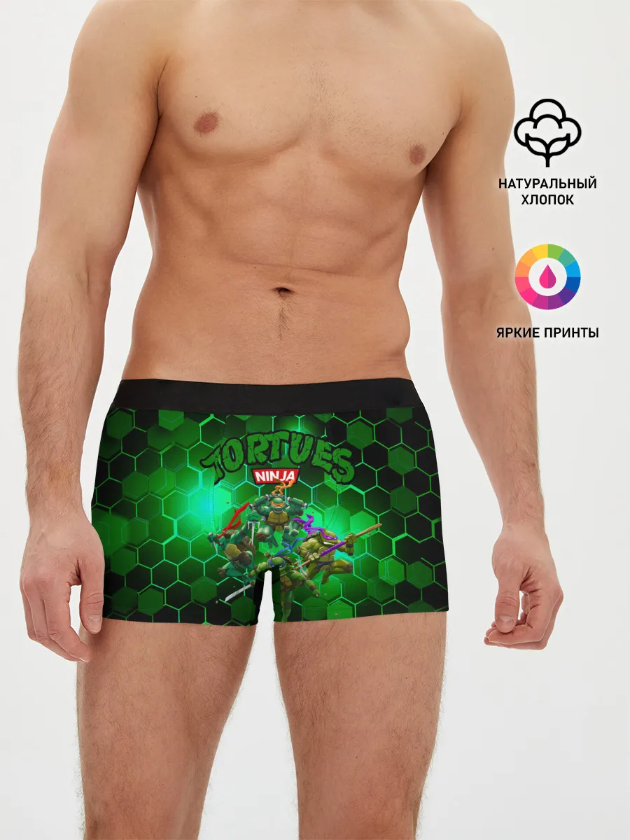 Мужские трусы боксеры / ЧЕРЕПАШКИ - НИНДЗЯ