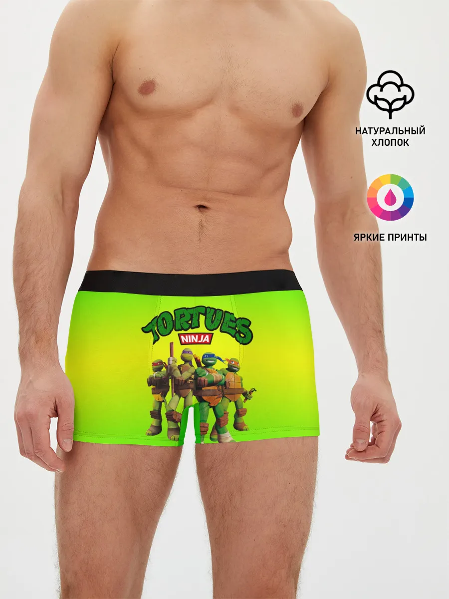 Мужские трусы боксеры / ЧЕРЕПАШКИ - НИНДЗЯ
