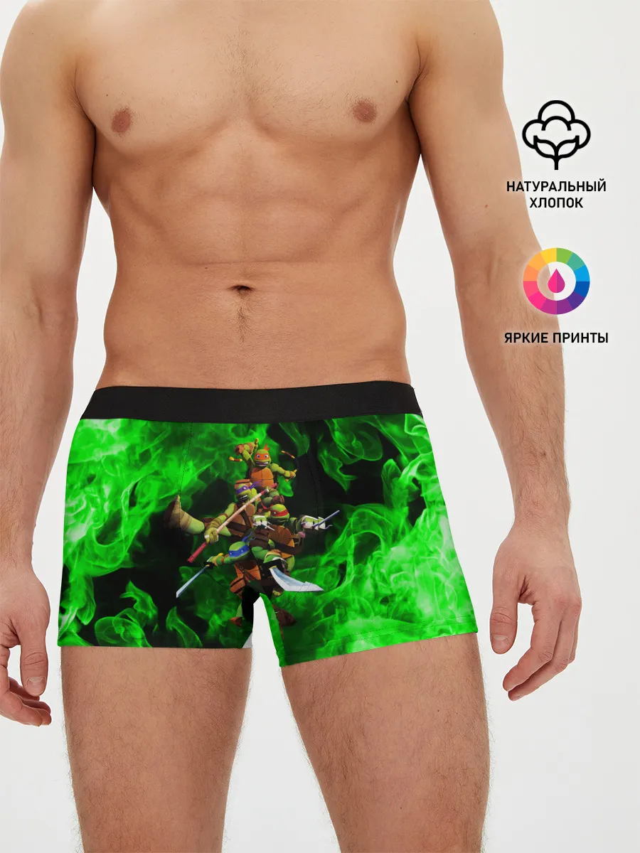 Мужские трусы боксеры / ЧЕРЕПАШКИ - НИНДЗЯ
