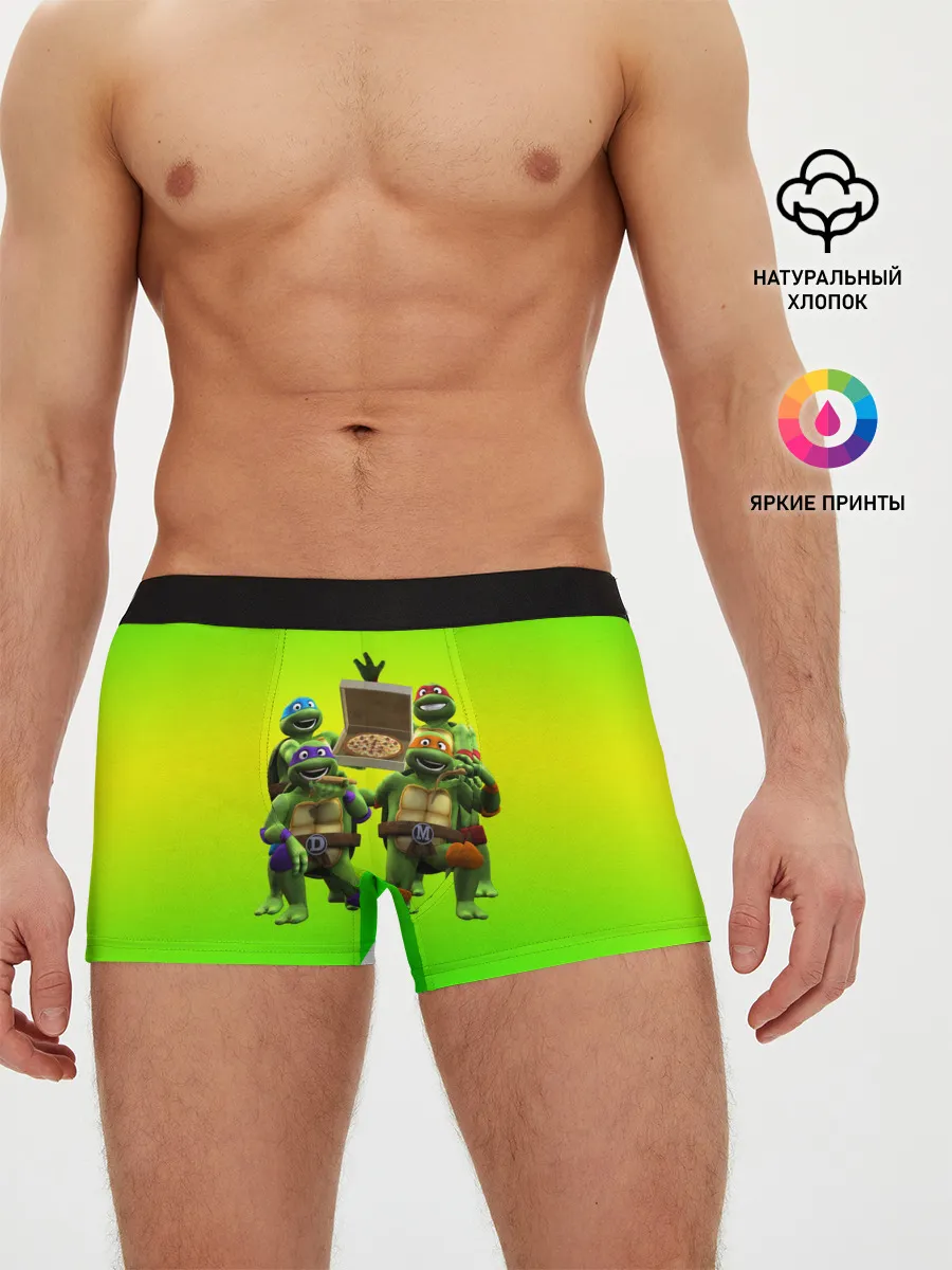 Мужские трусы боксеры / ЧЕРЕПАШКИ - НИНДЗЯ