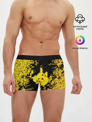 Мужские трусы боксеры / Пикачу