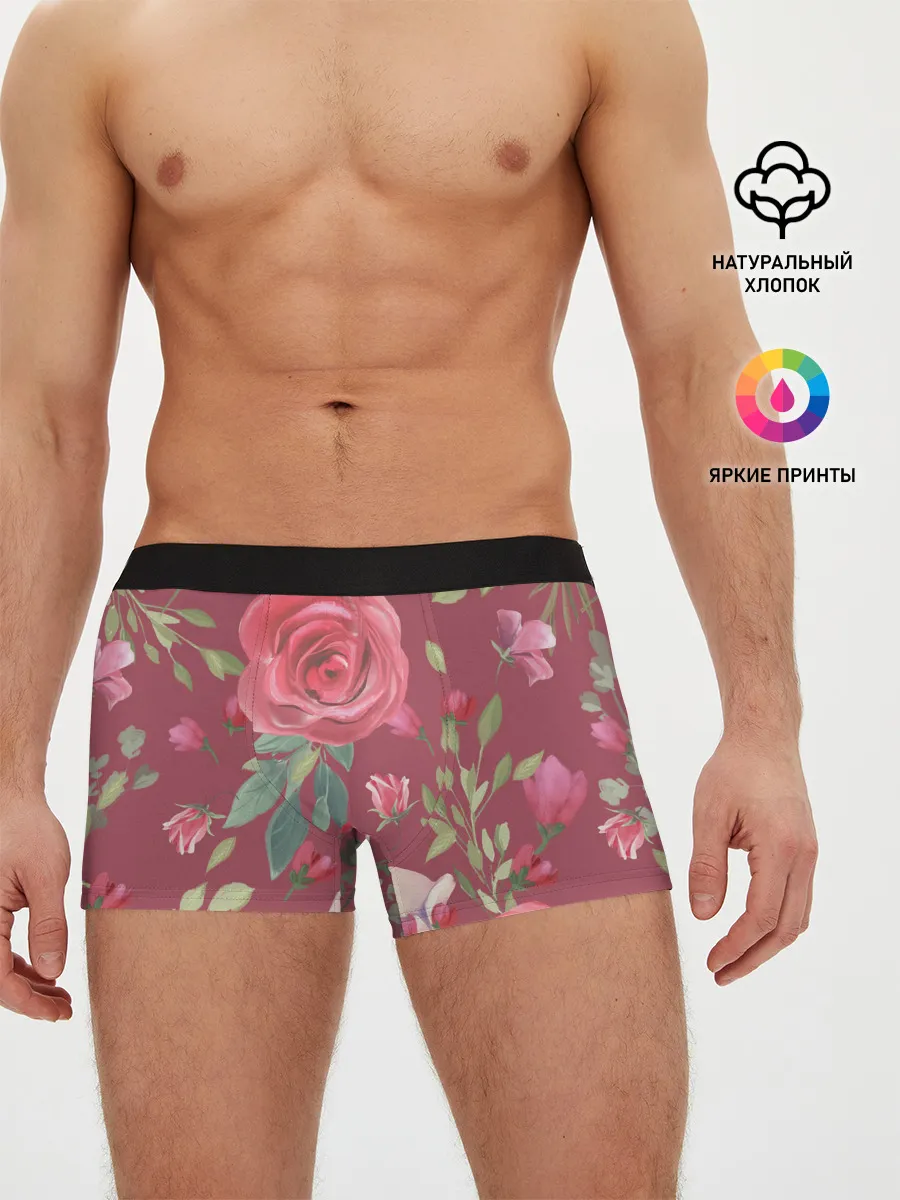 Мужские трусы боксеры / rose