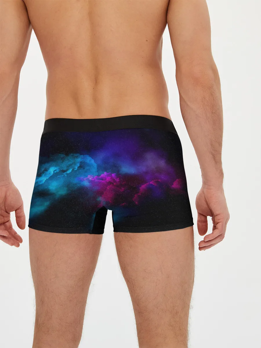 Мужские трусы боксеры / НЕОН КОСМОС