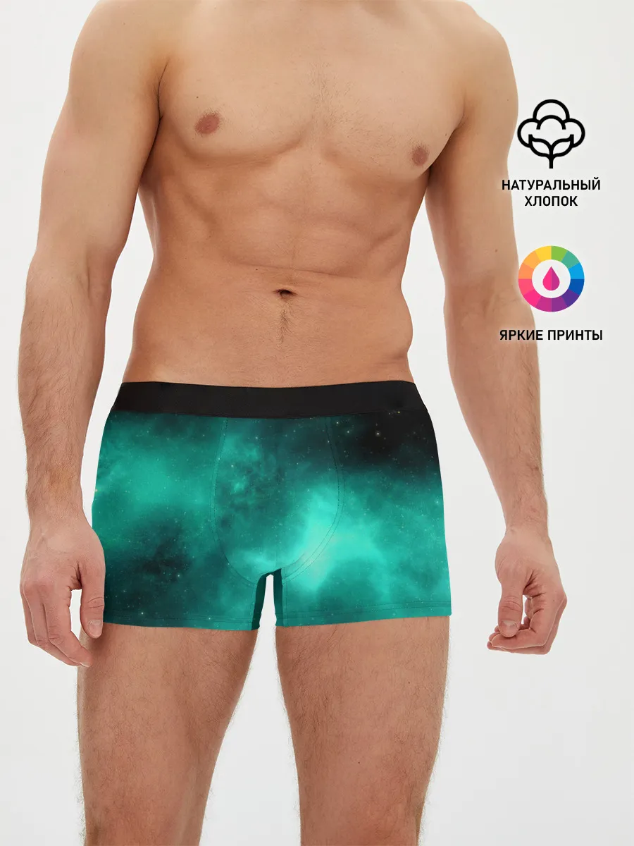 Мужские трусы боксеры / НЕОНОВЫЙ КОСМОС