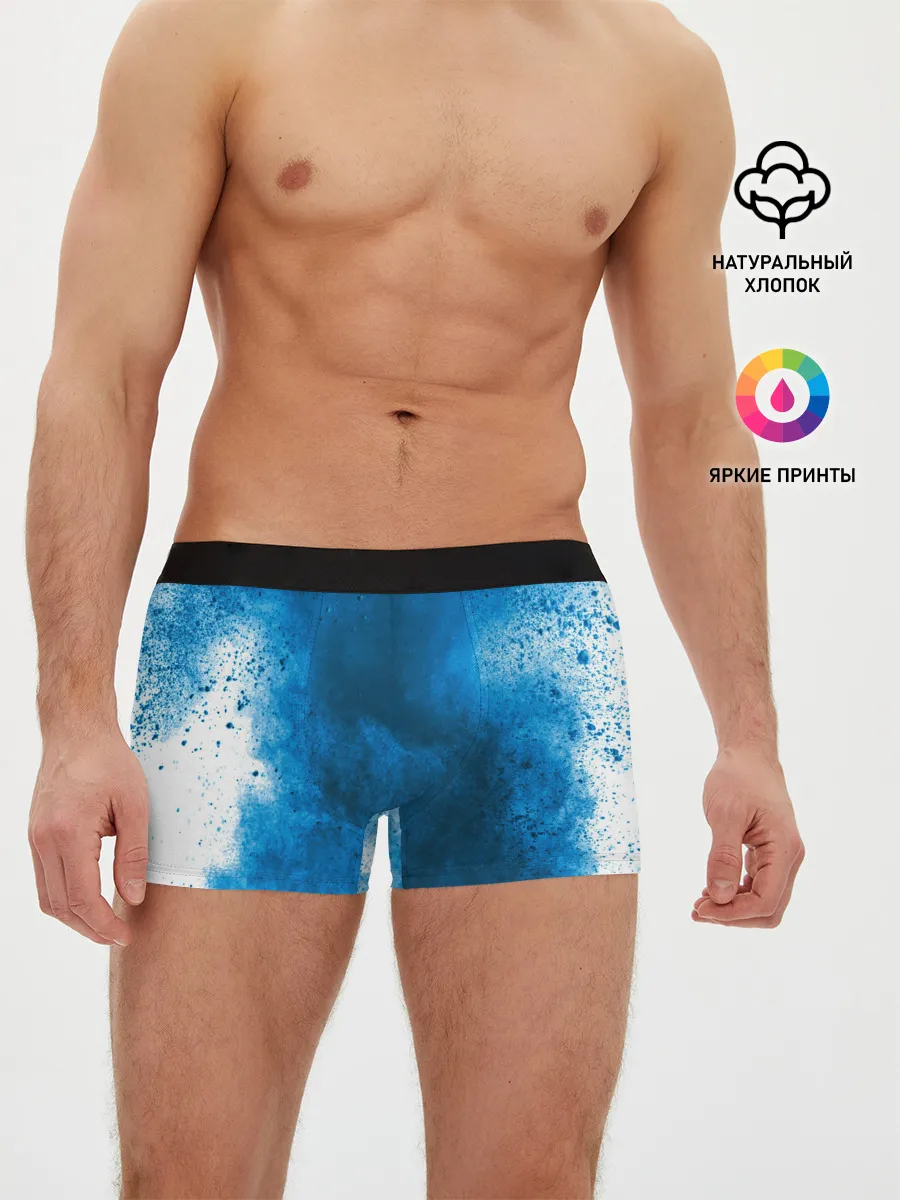 Мужские трусы боксеры / СИНИЙ ДЫМ