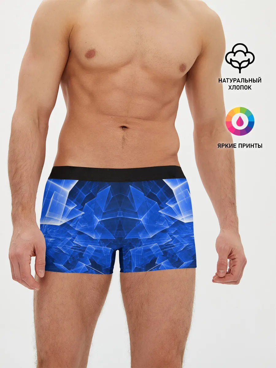 Мужские трусы боксеры / СИНЯЯ БРОНЯ
