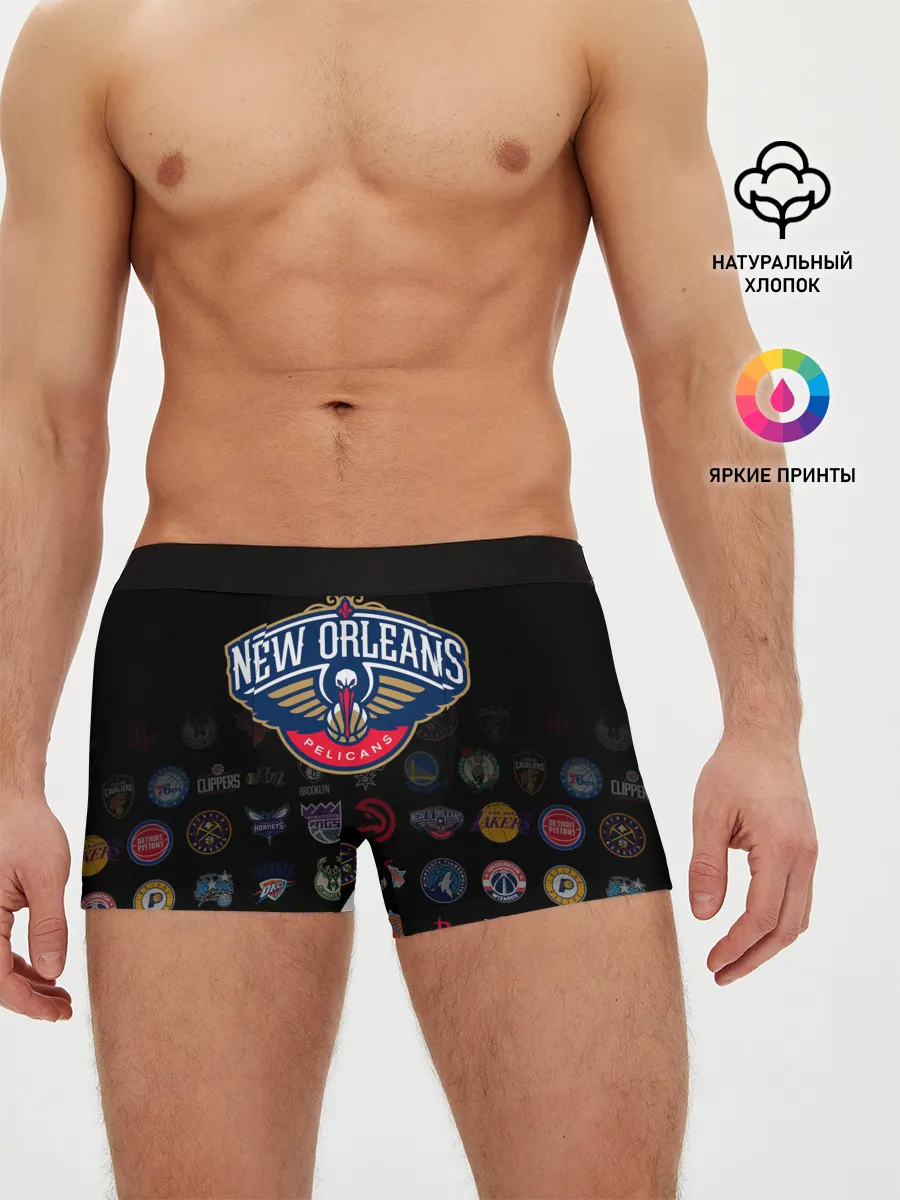 Мужские трусы боксеры / New Orleans Pelicans