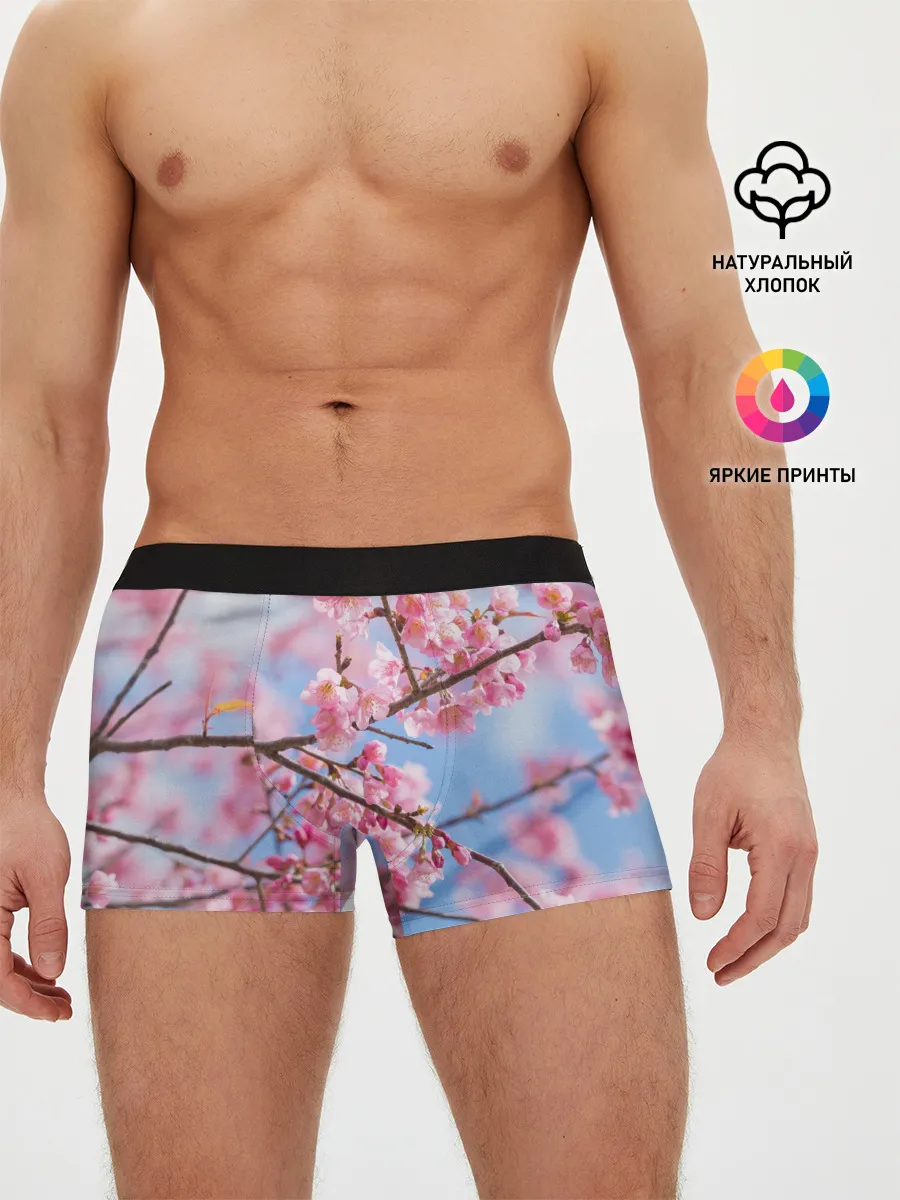 Мужские трусы боксеры / Ветки Сакуры