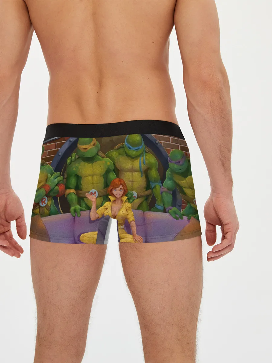 Мужские трусы боксеры / ЧЕРЕПАШКИХАБ