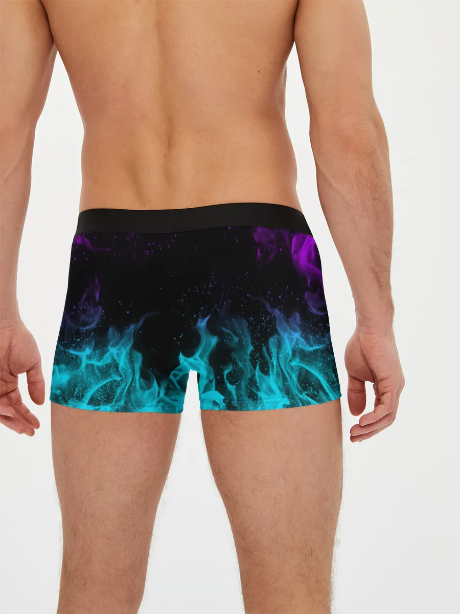 Мужские трусы боксеры / НЕОНОВЫЙ ОГОНЬ | NEON FIRE