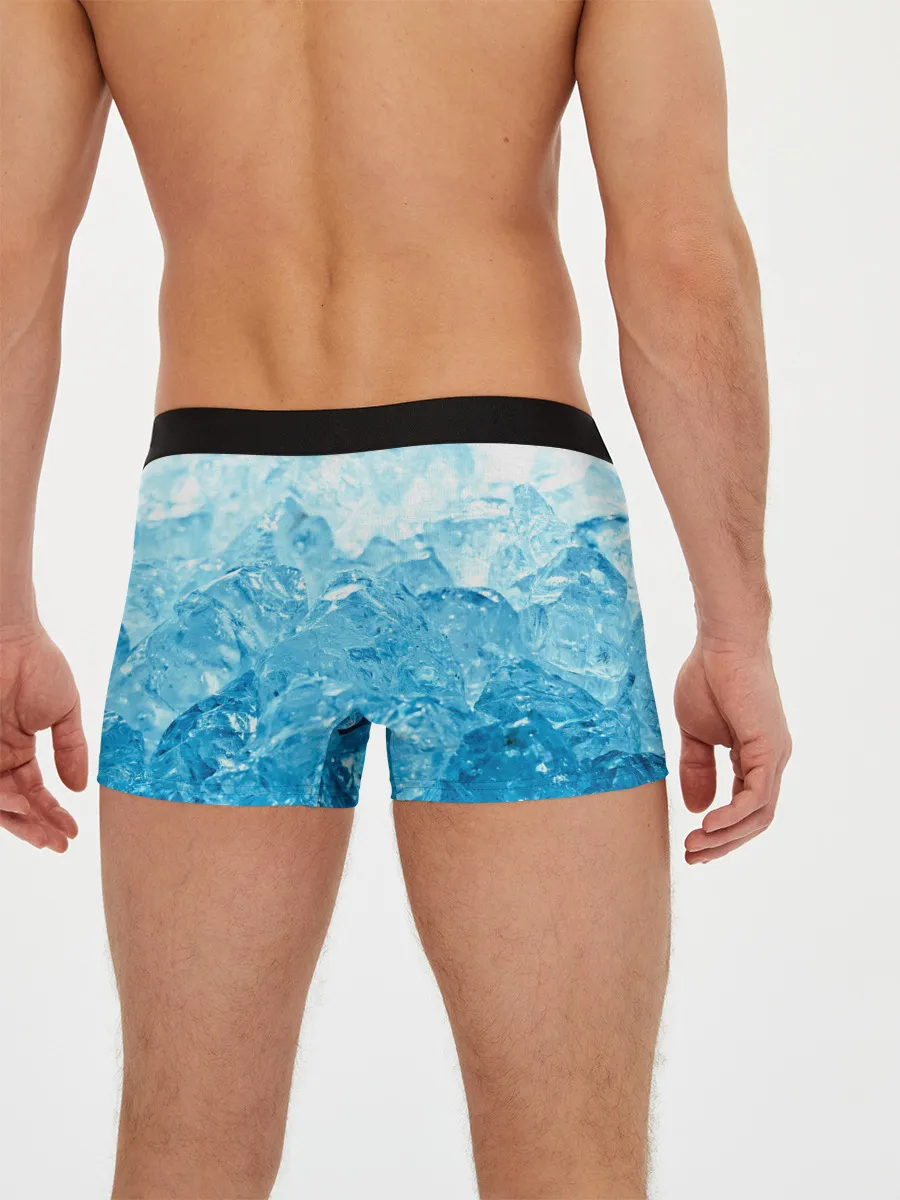 Мужские трусы боксеры / Лёд