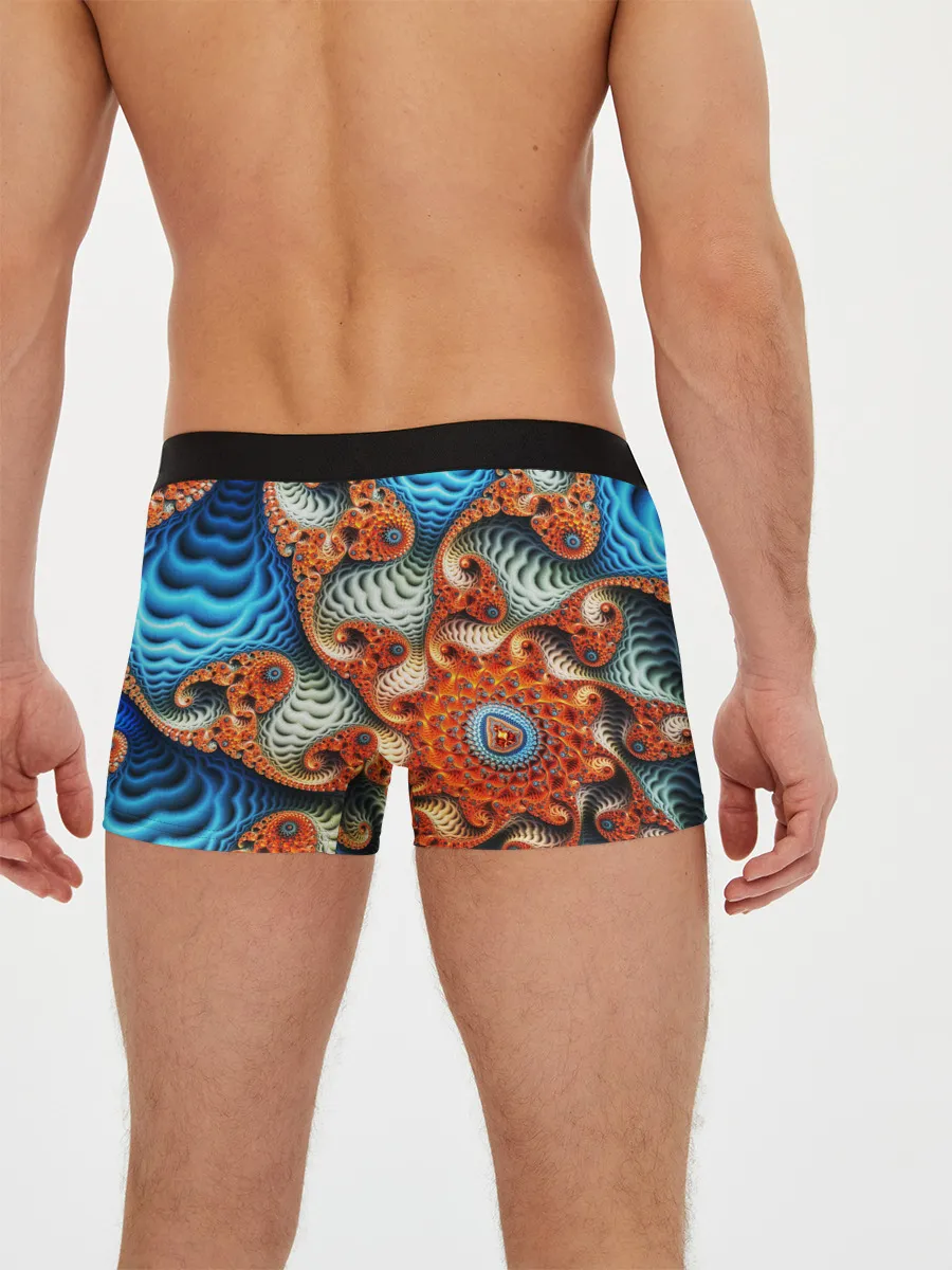 Мужские трусы боксеры / Fractal illusion