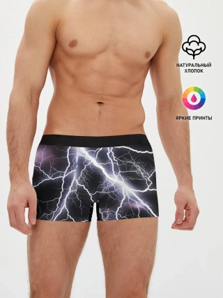 Мужские трусы боксеры / Молния