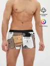 Мужские трусы боксеры / КОТЕЙКИ | ПАТТЕРН