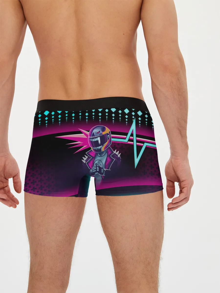 Мужские трусы боксеры / НЕОНОВЫЙ ГОНЩИК