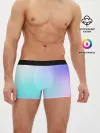 Мужские трусы боксеры / небесно голубой градиентный