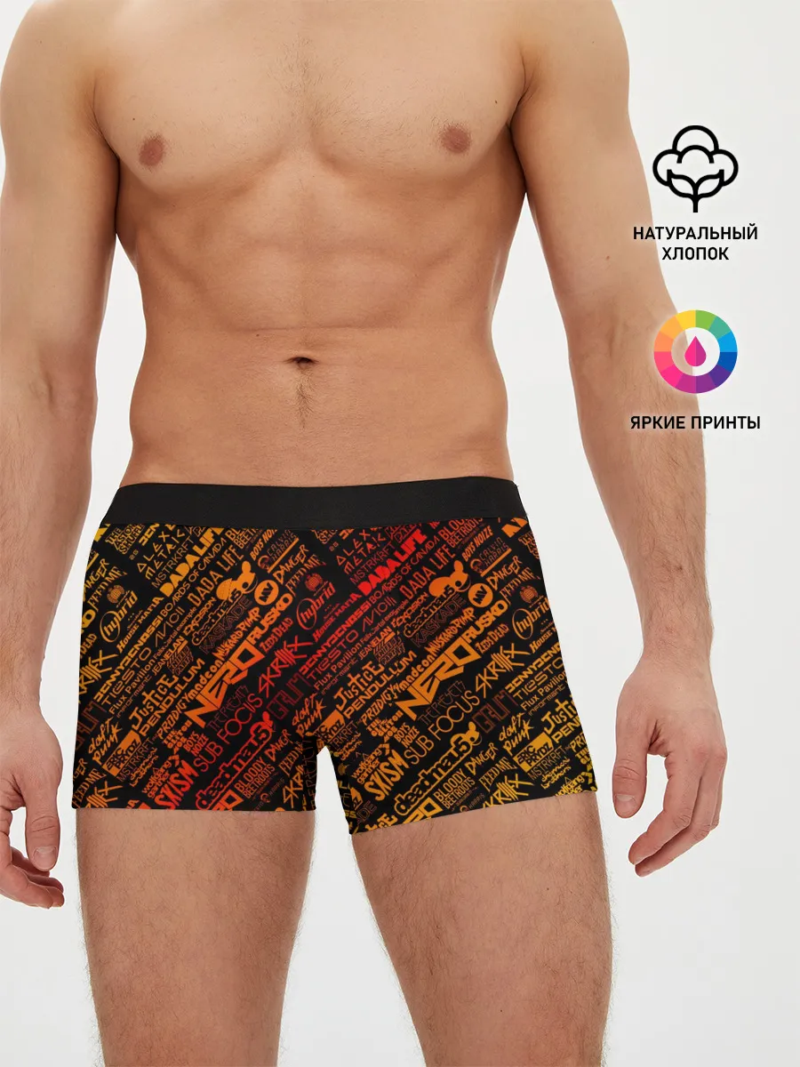 Мужские трусы боксеры / Музыкальные бренды