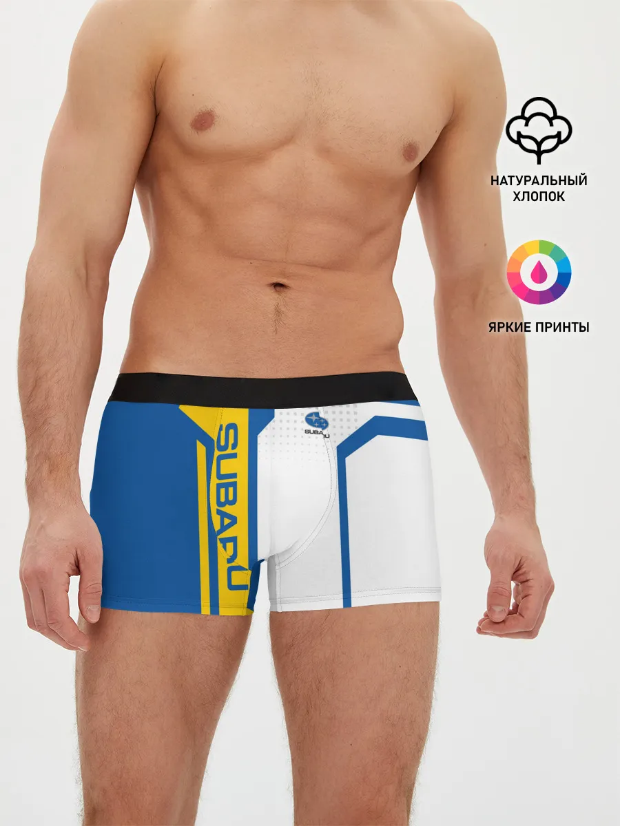 Мужские трусы боксеры / Subaru Driver team