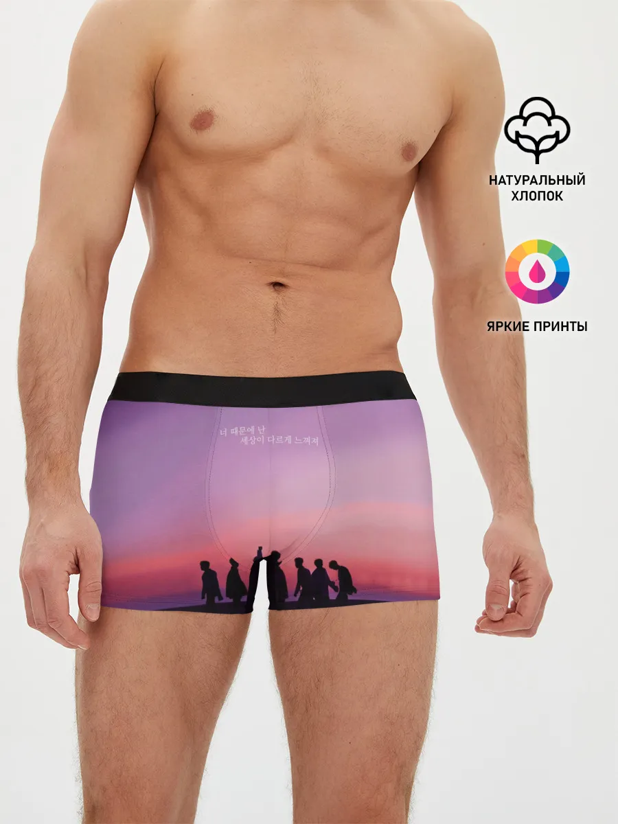 Мужские трусы боксеры / BTS