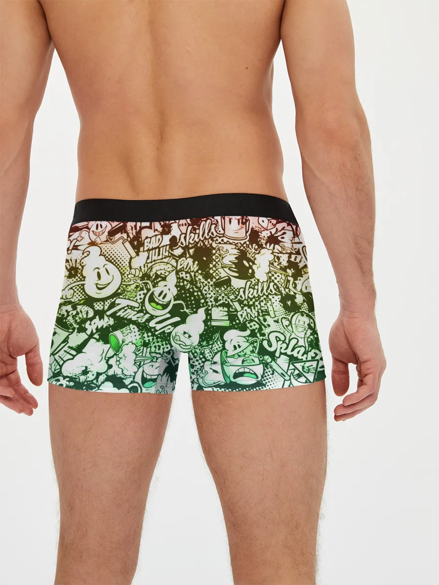 Мужские трусы боксеры / Граффити