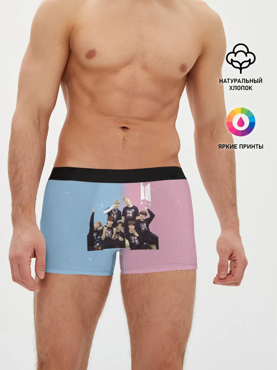Мужские трусы боксеры / BTS