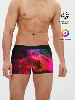 Мужские трусы боксеры / ЦВЕТНОЙ ДЫМ