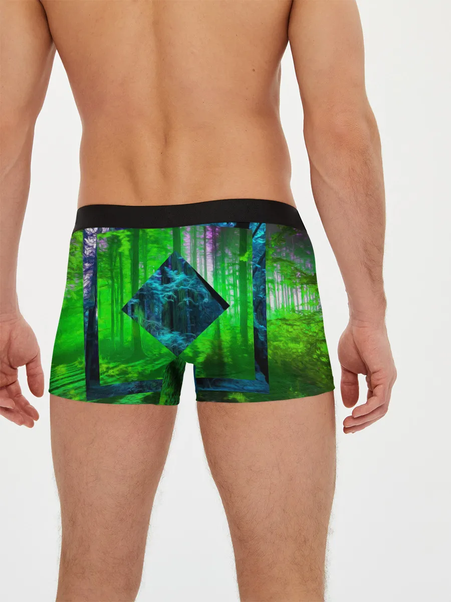 Мужские трусы боксеры / ПСИХОДЕЛИЯ ЛЕСА